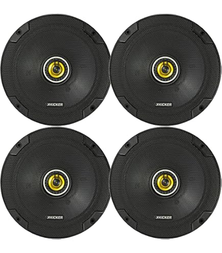Amazon.com: Kicker Speaker Bundle - Two Pairs of Kicker 6.75 Inch